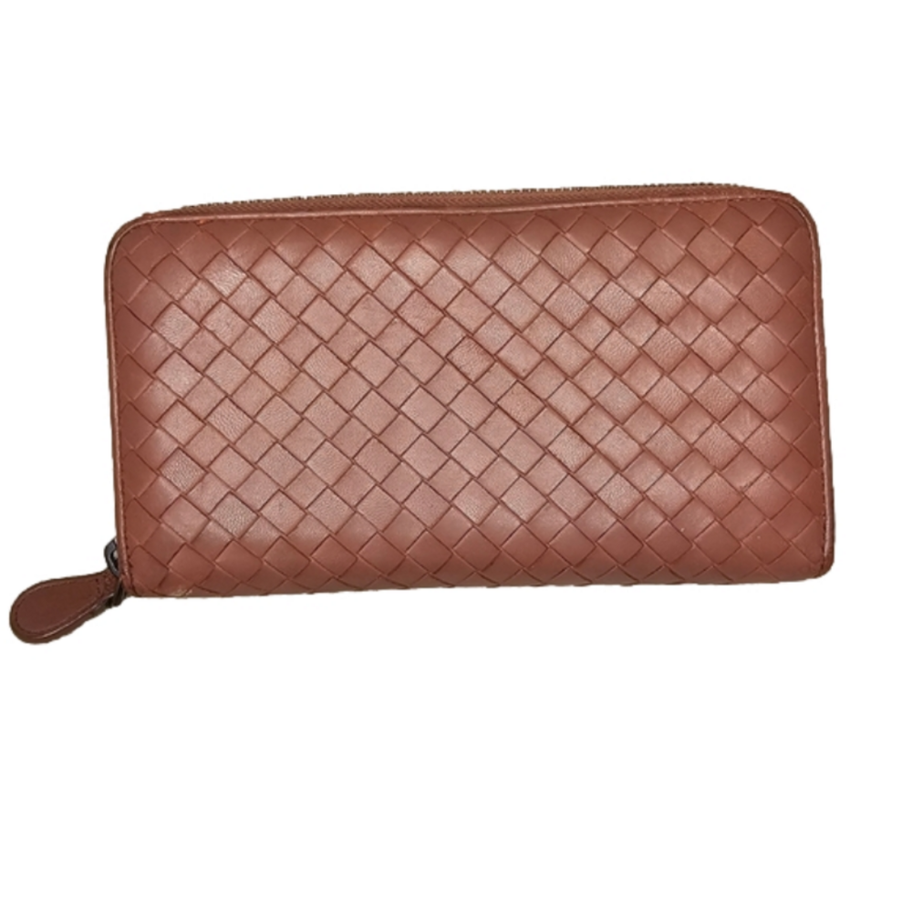 Bottega Veneta Pink Zip around wallet